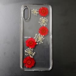 Huawei Y6 2019 Vennus Real Flower Silicone Case Flora