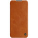 Flip Capa Nillkin Quin Leather Para Apple Iphone 12 Mini Brown
