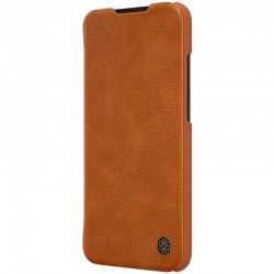 Flip Capa Nillkin Quin Leather Para Xiaomi Note 8 Pro Brown