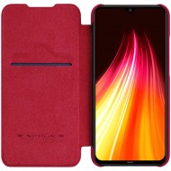 Flip Capa Nillkin Quin Leather Para Samsung Galaxy S20 Plus Rojo