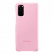Flip Cover Smart Clear View Samsung Galaxy S20 Rosado