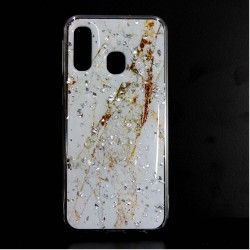 Samsung Galaxy A40 Hard Cover With Marble Stone Design