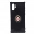 Capa De Silicio Con Metal Y Anillo De Dedo Samsung Galaxy Note 10 Rosa Dourado