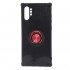 Capa De Silicio Con Metal Y Anillo De Dedo Samsung Galaxy Note 10 Plus Rojo