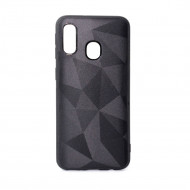 Capa Silicone Prism Diamond Mat Case Para Samsung Galaxy A20 Negro