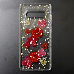 Capa De Silicone Vennus Real Flor Para Samsung Galaxy S10e Julia