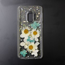 Capa De Silicone Vennus Real Flor Para Samsung Galaxy S9 Camila