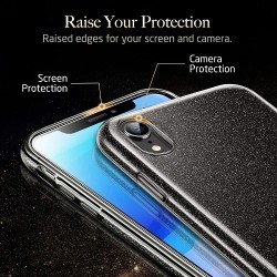 Cover Premium Bling Sparkling For Iphone Xr Black