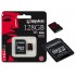 Kingston Sdc10g2/128gb - Tarjeta Microsd De 128gb (Clase 10 Uhs-I 45mb/S) Com Adaptador Sd