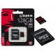 Kingston Sdc10g2/128gb - Tarjeta Microsd De 128gb (Clase 10 Uhs-I 45mb/S) Com Adaptador Sd