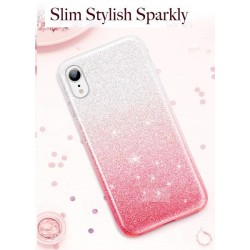 Cover Premium Bling Sparkling For Iphone Xr Pink