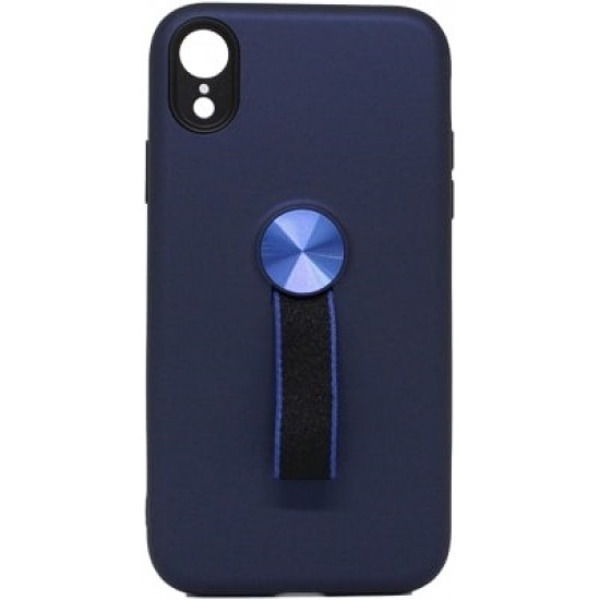 Cover For Iphone Xr With Ring Holder Blue