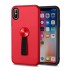 Cover For Iphone Xs With Ring Holder Red