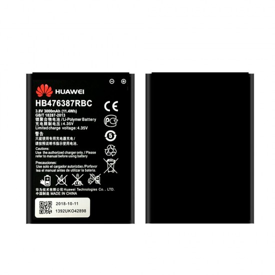 Bateria Huawei Honor 3X/G750/B199/A750/HB476387RBC 3000mAh 3.8V 11.4Wh