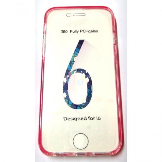 Capa Dupla 360º Apple Iphone 6 Plus (5.5) Rosado