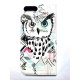Flip Cover Apple Iphone 7 Plus / 8 Plus Coruja Branco