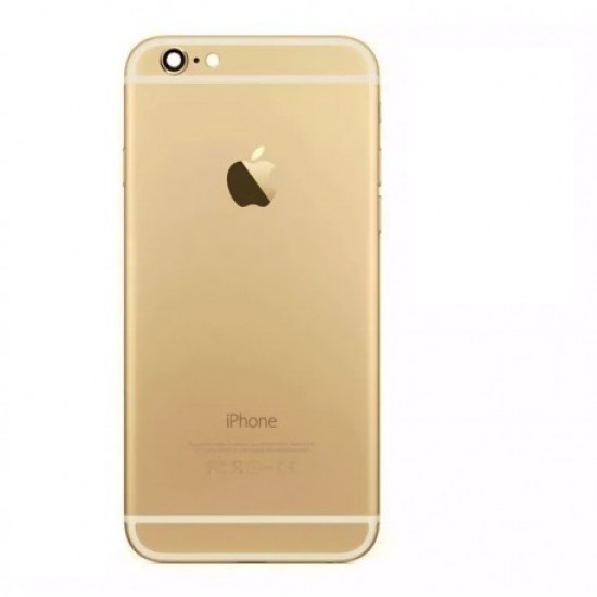 Tampa Traseira Para Apple Iphone 6s Dourado Tampa Traseira Para Apple Iphone 6s Dourado