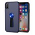 Cover For Iphone Xs With Ring Holder Blue