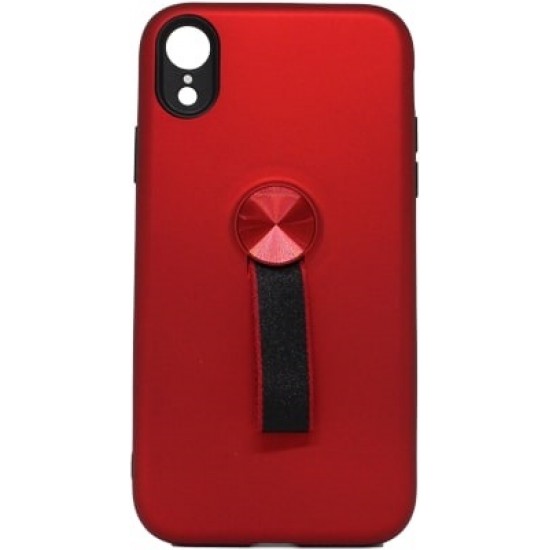 Cover For Iphone Xr With Ring Holder Red