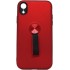 Cover For Iphone Xr With Ring Holder Red