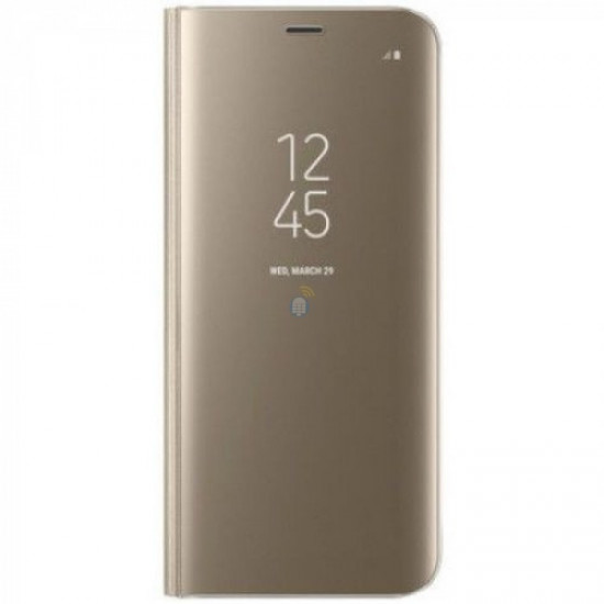 Capa Flip Cover Clear View Samsung Galaxy S20 Ultra / S11 Plus Dourado