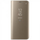 Capa Flip Cover Clear View Samsung Galaxy S10 Lite Dourado