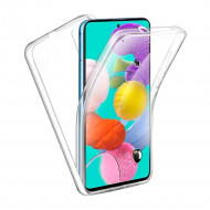 Capa Silicone Dura 360º Samsung Galaxy A02/M02 Transparente