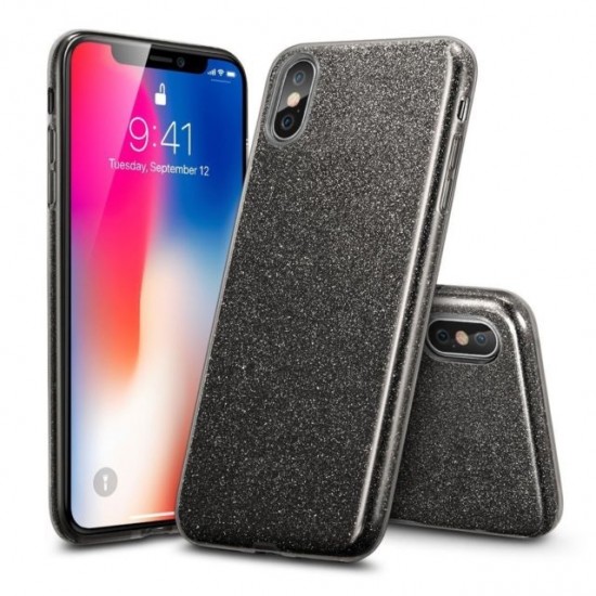 Cover Premium Bling Sparkling For Iphone Xs Max Black