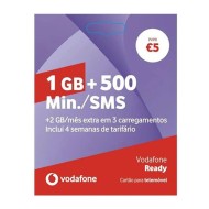Vodafone sim card Ready 1gb+500 Min/Sms