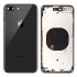 Tampa Traseira Apple Iphone 8 Plus Preto Com Chassi