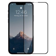 Protector De Pantalla De Cristal Templado 5D Completo Apple Iphone 14 Pro Max 6.7" Negro