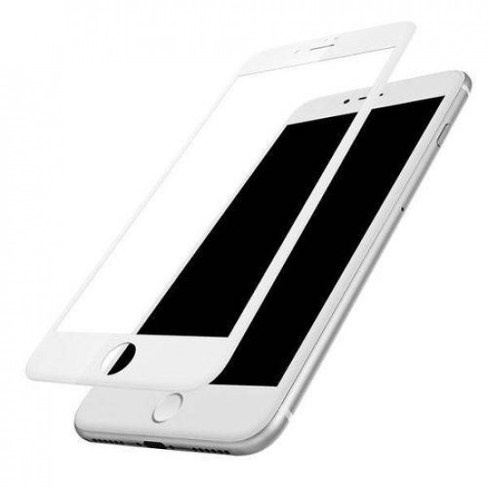 Pelicula De Vidro 6d Completa Apple Iphone 6 Plus / 6s Plus Branco
