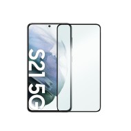 Pelicula De Vidro 5d Completa Samsung Galaxy S21 Preto Com Fingerprint