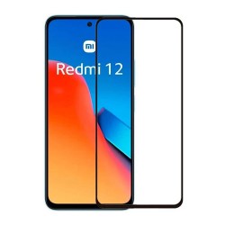 Xiaomi Redmi 12 6.79" Black 5D Complete Screen Glass Protector