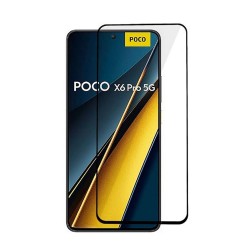 Xiaomi Poco X6/X6 Pro 6.67" Black 5D Complete Screen Glass Protector