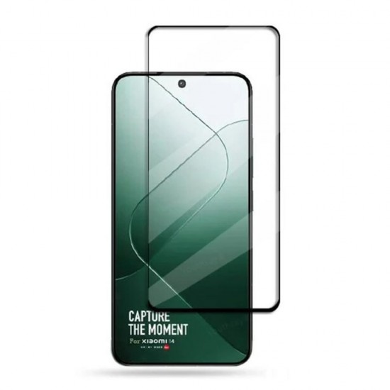 Protector De Pantalla De Cristal Templado 5D Completo Xiaomi 14 6.36" Negro