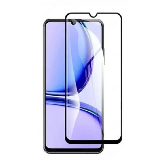 Realme C53 Black 5D Complete Screen Glass Protector