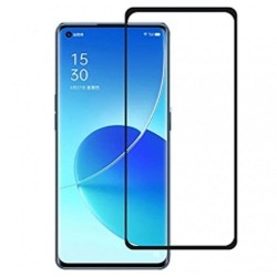 Oppo Reno6 5G Black 5d Full Screen Glass Protector