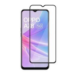 Oppo A78 5G Black Full Screen Glass Protector