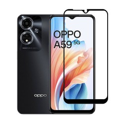 Oppo A59 6.56" Black 5D Complete Screen Glass Protector