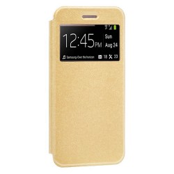 Funda De Silicona Flip Cover Con Candy Window Huawei Mate 20 Lite Dorado