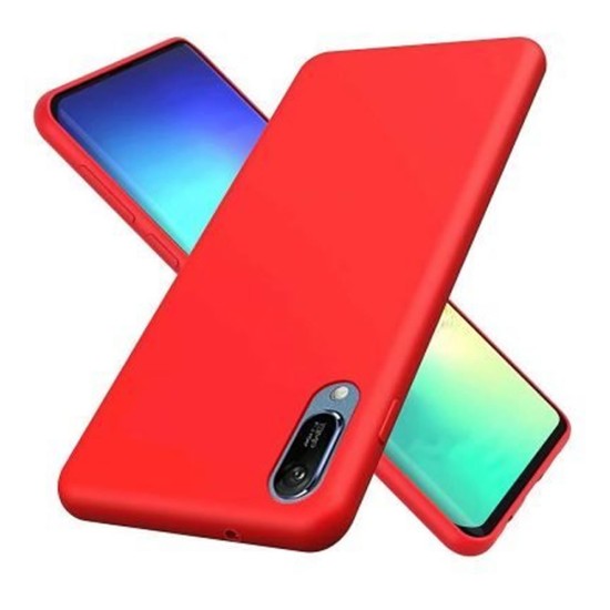 Funda De Silicona Huawei P20 Rojo Robusta