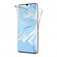 Capa Silicone Dura 360º Huawei P30 Pro Transparente