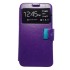 Funda De Silicona Flip Cover Con Window Apple Iphone 7/8 Violeta