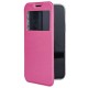 Funda De Silicona Flip Cover Con Window Apple Iphone X/XS Rosa