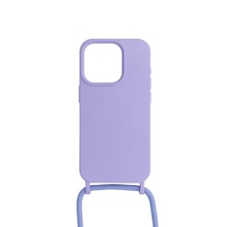 Apple Iphone 13 Pro Max Lilac Silicone Case With String