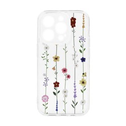 Capa Silicone Apple Iphone 12 Pro Max Transparente Flor Design 4 Com Protetor De Câmera
