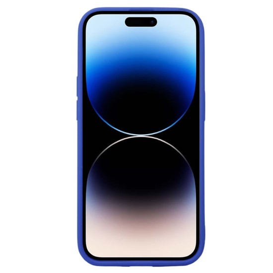 Funda De Silicona Apple Iphone 14 Pro Azul