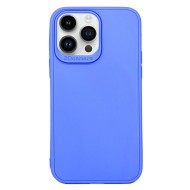 Funda De Silicona Apple Iphone 14 Pro Max Azul 3D Camera