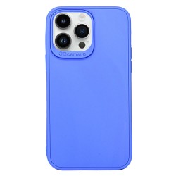 Apple Iphone 14 Pro Max Blue 3D Camera Silicone Case